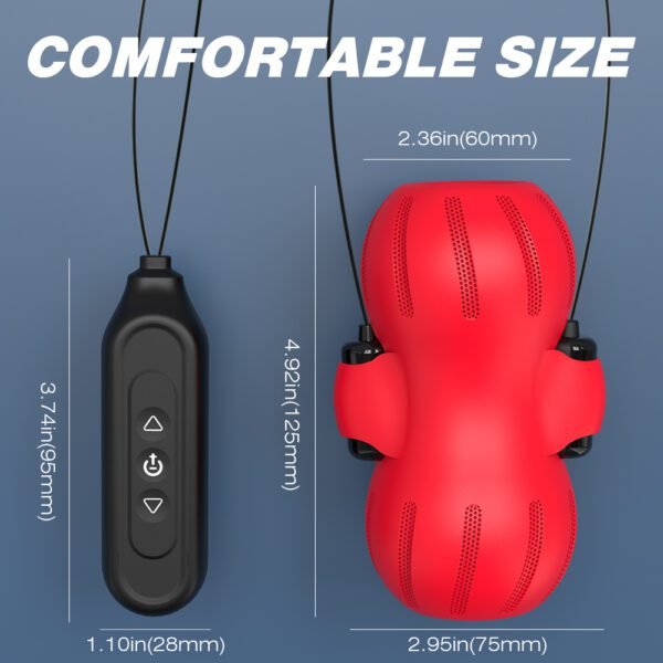 Space Pro Masturbator with 2 Vibrating Eggs 9 Vibration Modes+3 Speed ​​Intensities - Image 7