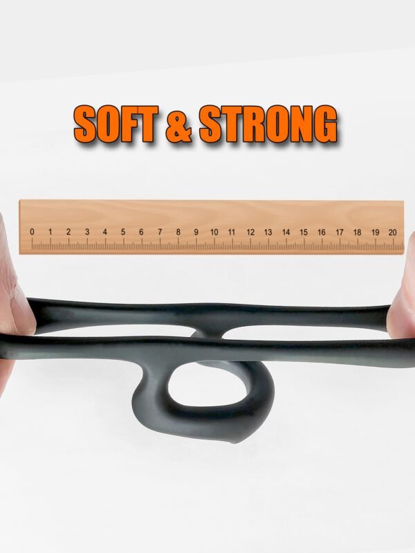 Silicone Penis Ring Adult Sex Toy Cock Ring for Men Silicone Multipurpose Testicle Toys Soft and Stretchable Cock Sexual Stimulation Device - Image 8