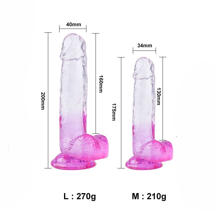 Realistic Silicon Dildo With Suction Cup - Large - Image 7