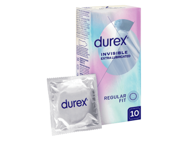Durex Invisible Extra Lubricated 10 pcs condoms