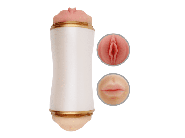 Premium Double-end Realistic Vagina and Blowjob Masturbator