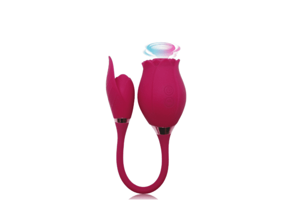 Rose Toy Vibrator With Sucking and G-spot vibrator