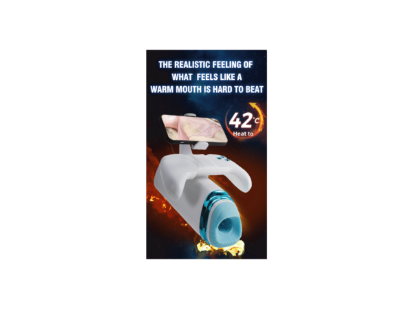Male sucking Masturbator with phone holder - Image 3