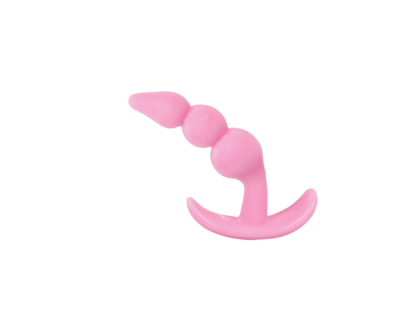 Soft Anal Butt Plug Pink - Image 3